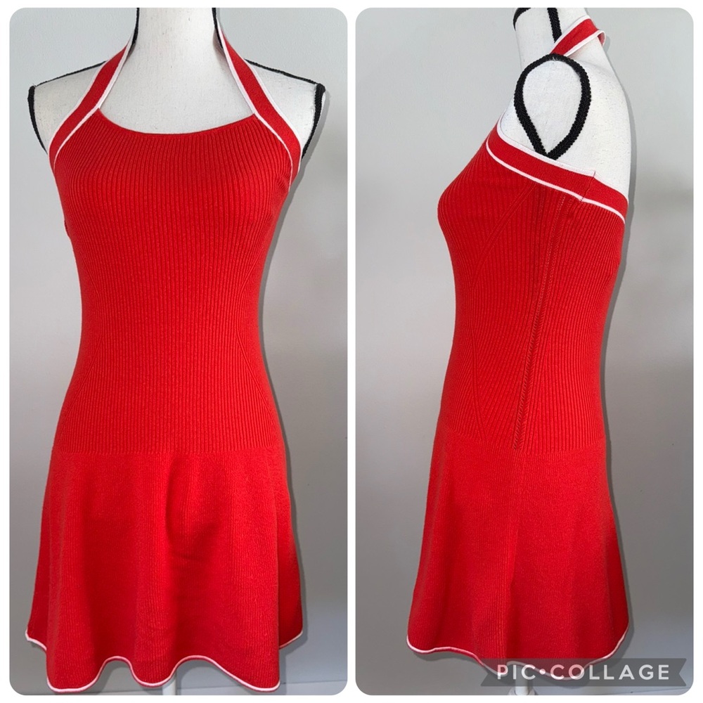 Daily Practice by Anthropologie Full Speed Halter Mini Dress